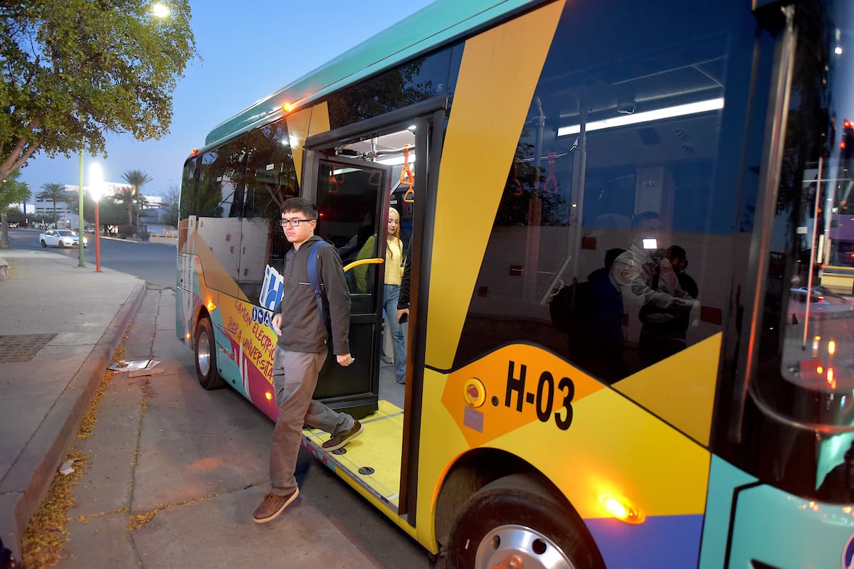 El H Bus ya está en ruta: Transportará de manera gratuita a estudiantes universitarios en Hermosillo