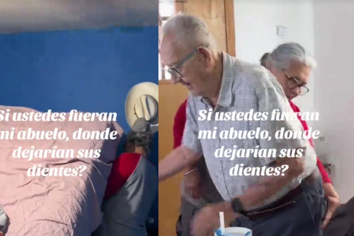 “Estaban dentro de un empaque de medicamento” Joven cuenta cómo su abuelo perdió su dentadura y terminó movilizando a toda la familia para encontrarla