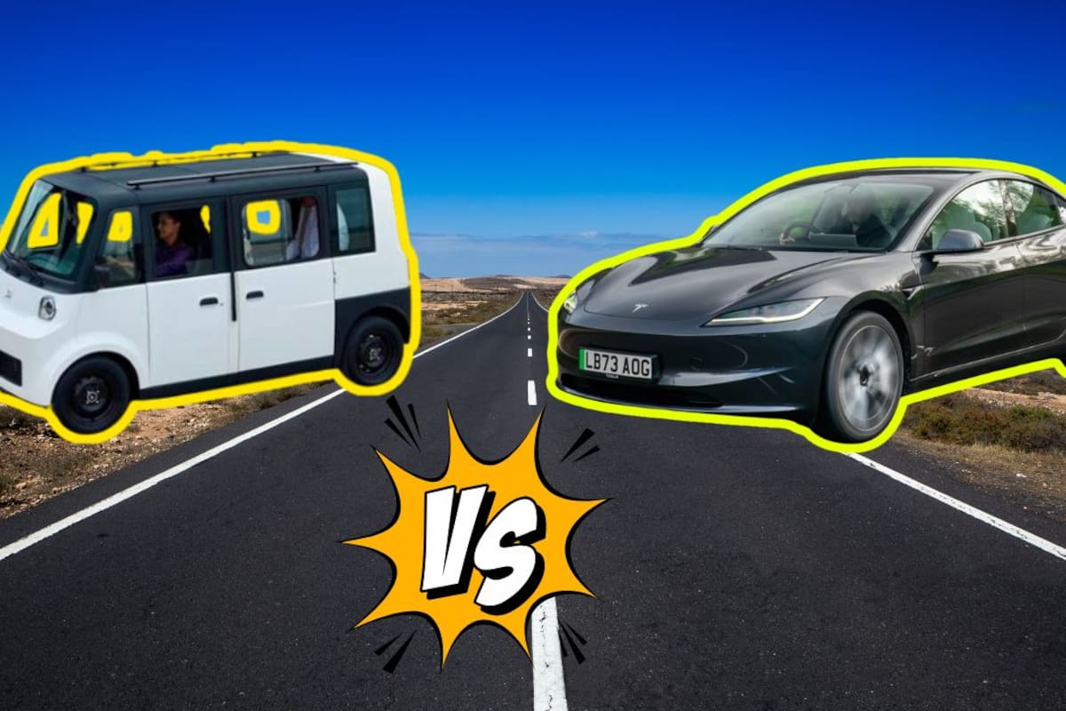 Mientras Olinia alcanza 50 km/h, Tesla Model 3 de Elon Musk llega a 262 km/h: entre ambos hay $879,900 de diferencia