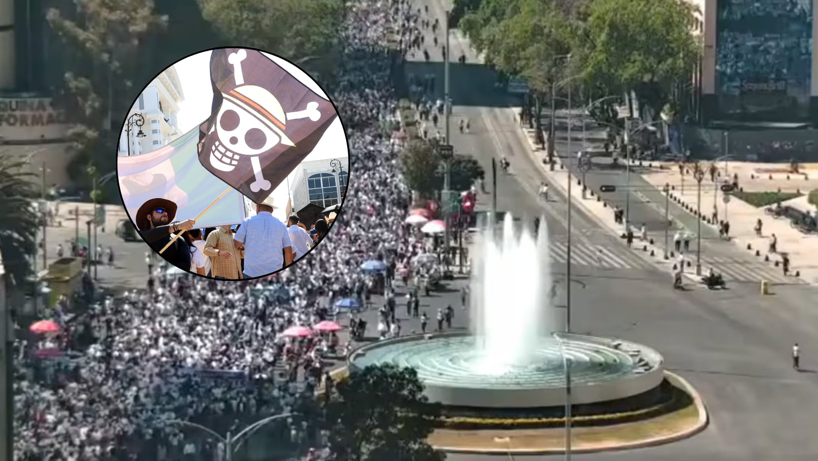 Segunda marcha de la Generación Z. Foto: El Universal, Archivo GH