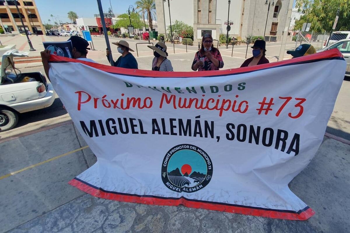 Busca Poblado Miguel Alemán convertirse en el municipio 73 de Sonora