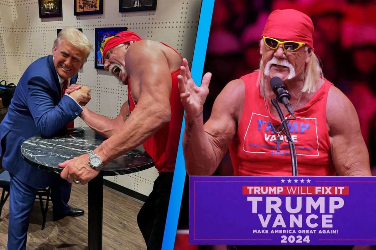 Hulk Hogan defendió a Donald Trump hasta el día de su muerte: “Es mi héroe”