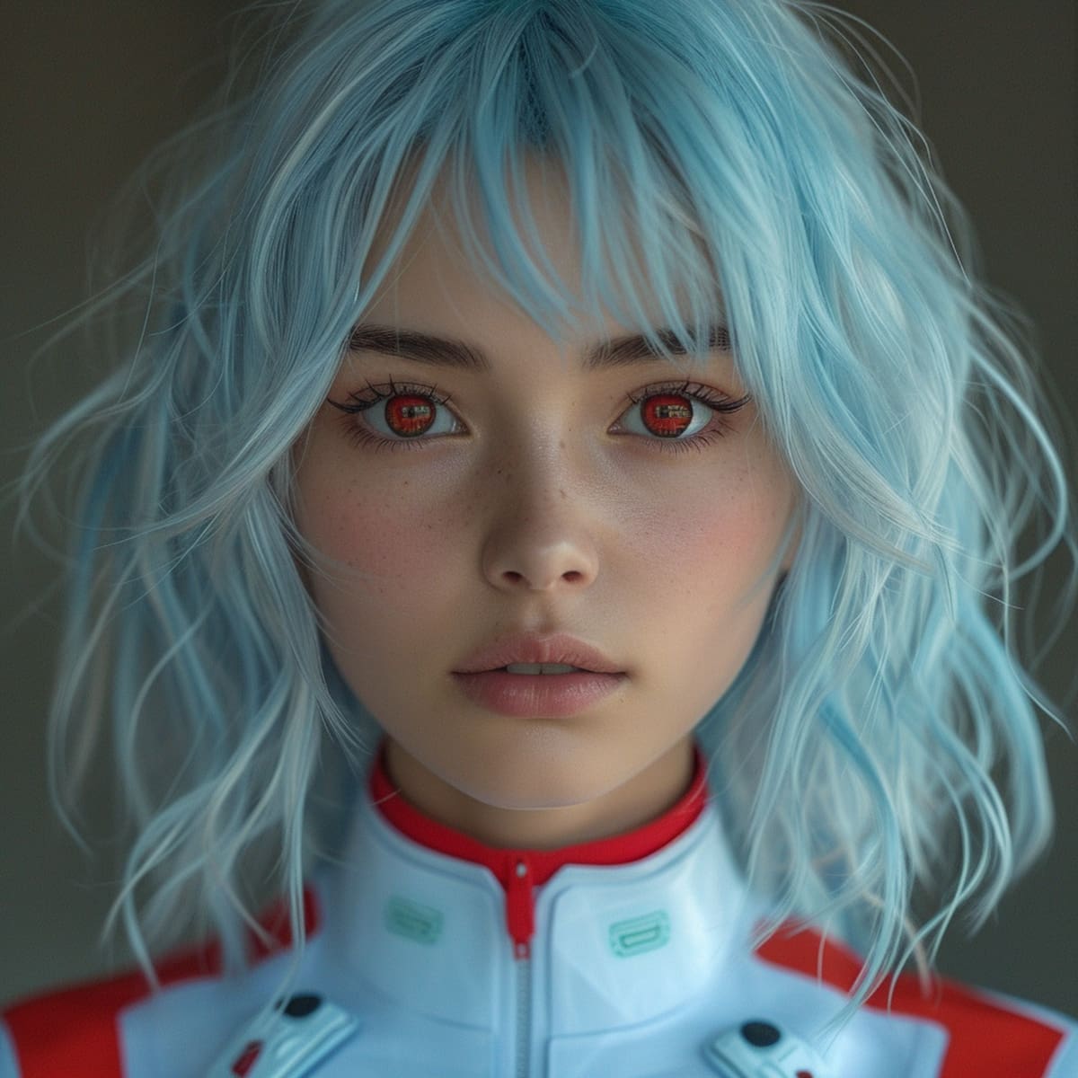 Así se vería Rei Ayanami de Evangelion en versión realista según la Inteligencia Artificial de Midjourney