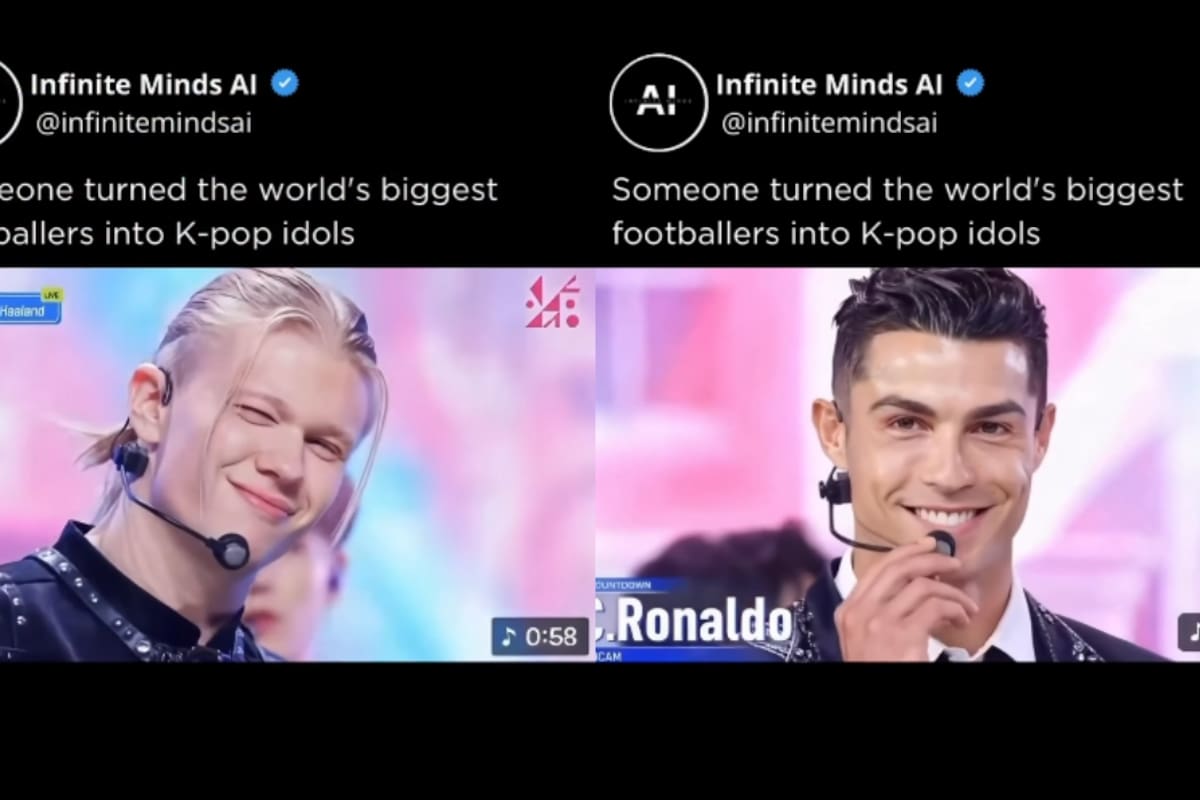 VIDEO: Con IA convierten a estrellas del futbol en artistas de K-pop y el resultado se vuelve viral
