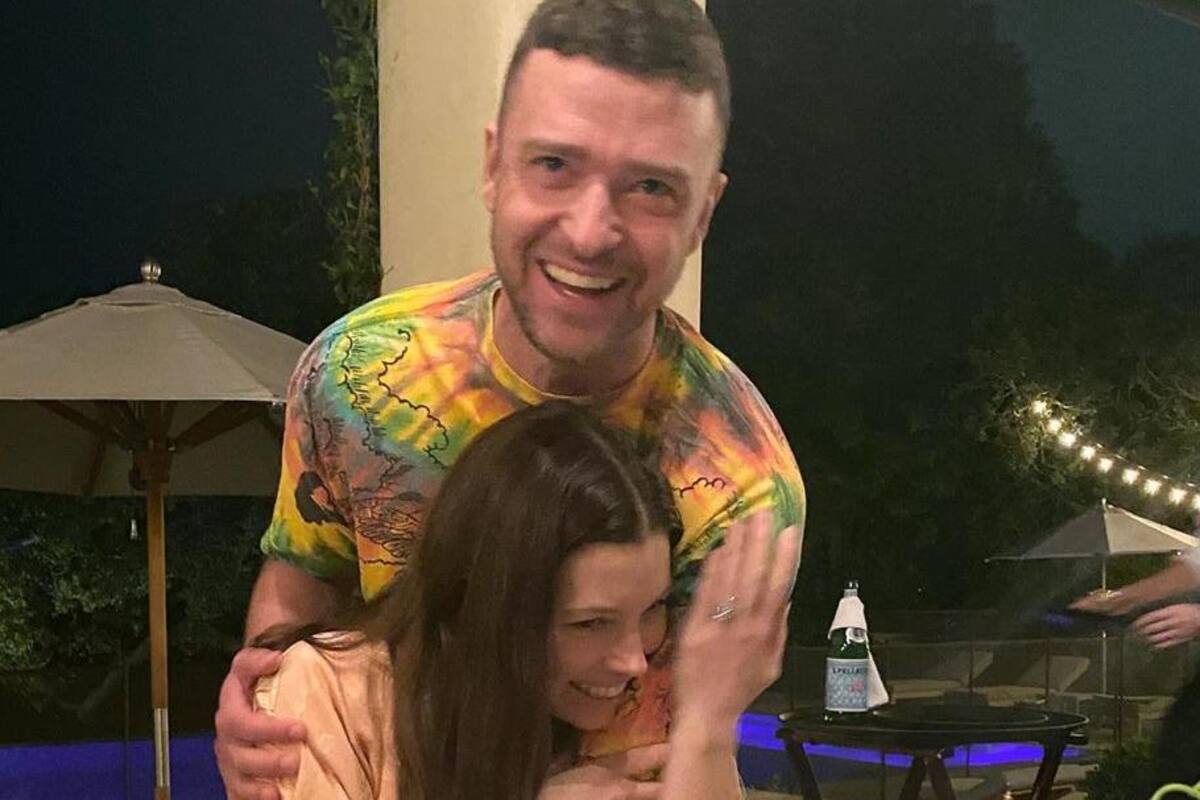 Justin Timberlake celebra el cumpleaños de su esposa Jessica Biel