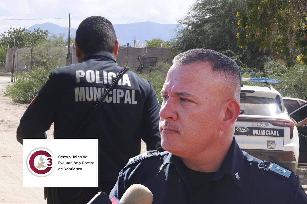 Policías que no aprueban el C3 son retirados de funciones operativas y pueden ser reasignados mientras se define su situación, explicó Durón Montaño. FOTO: ESPECIAL