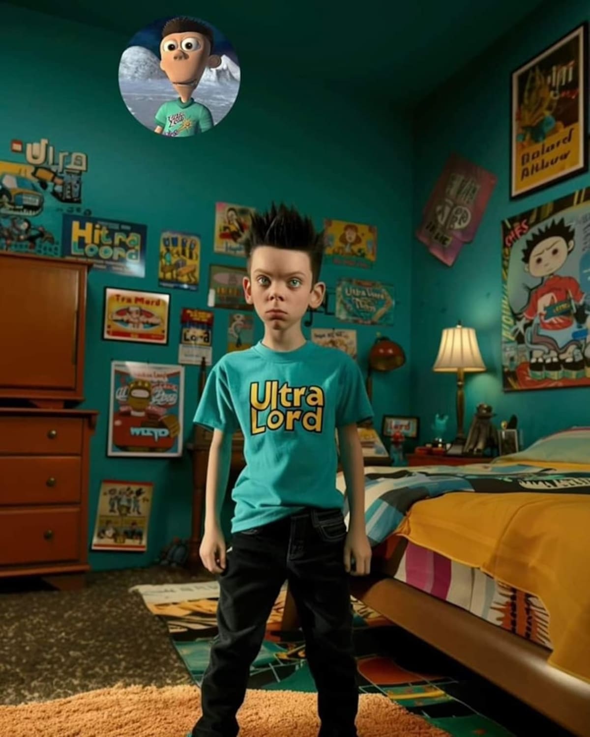 Sheen Estevez: Obsesionado con los superhéroes y el espacio, es el amigo entusiasta y algo excéntrico de Jimmy.