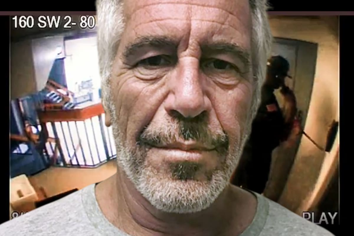 Revelan supuesto video clave de Jeffrey Epstein horas antes de su muerte. Foto: Heraldo de México