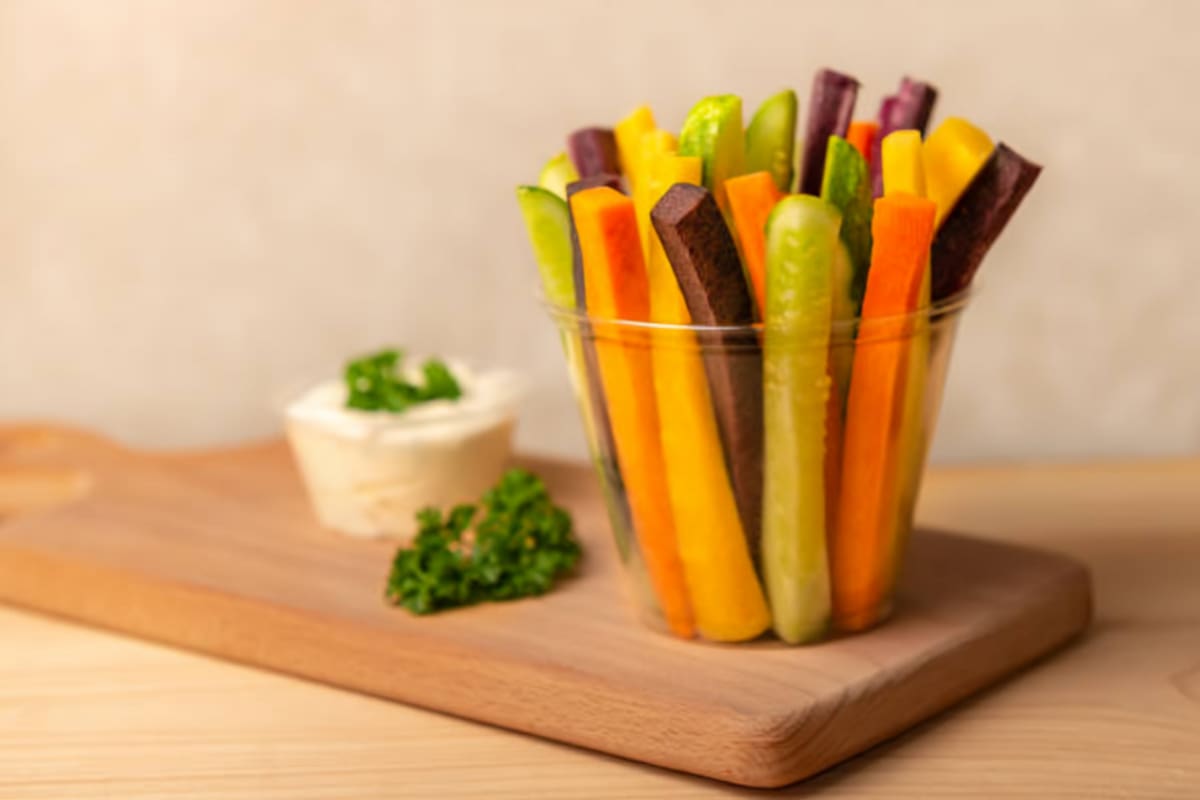 Prueba estas verduras como snack anti-antojos