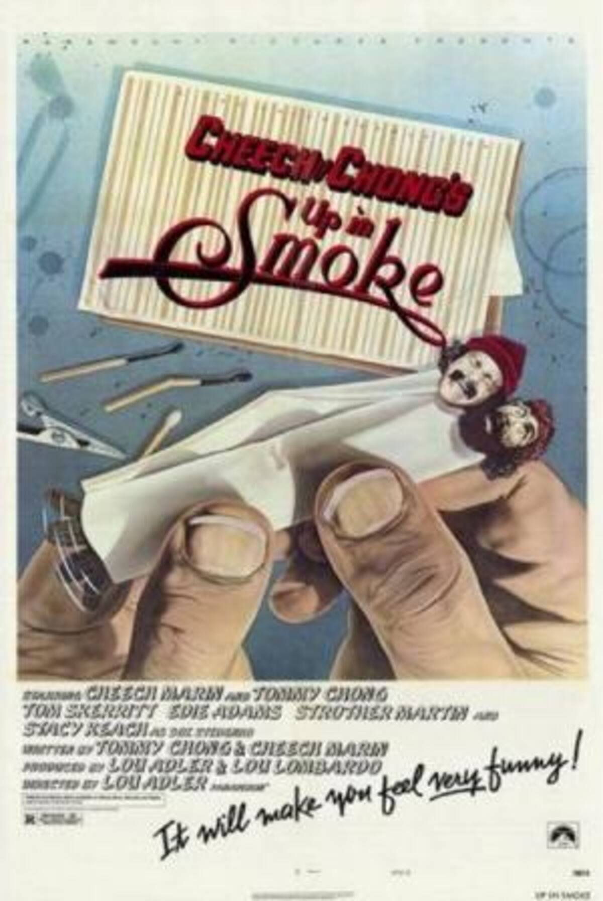 Comedia contracultural protagonizada por Cheech y Chong, que popularizó el género de películas fumetas.