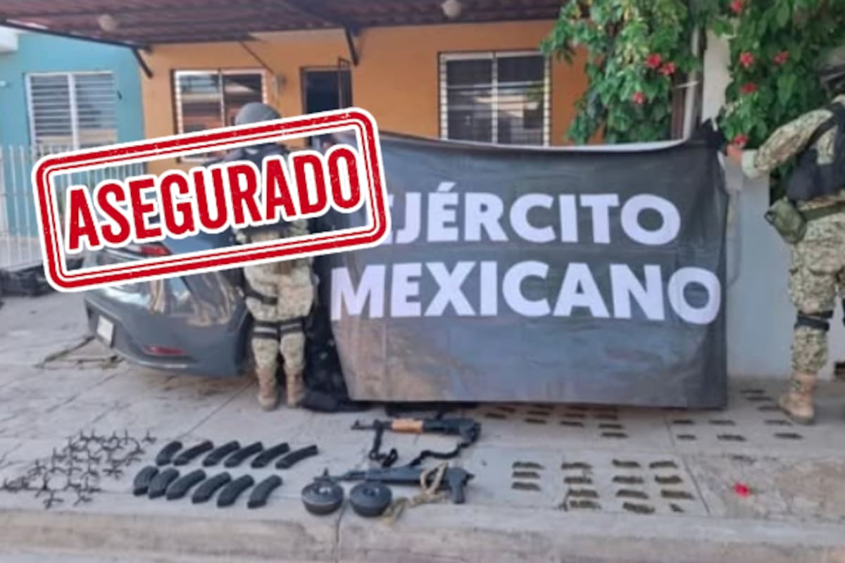 Aseguran en Culiacán vehículo y arsenal en operativo conjunto contra la delincuencia