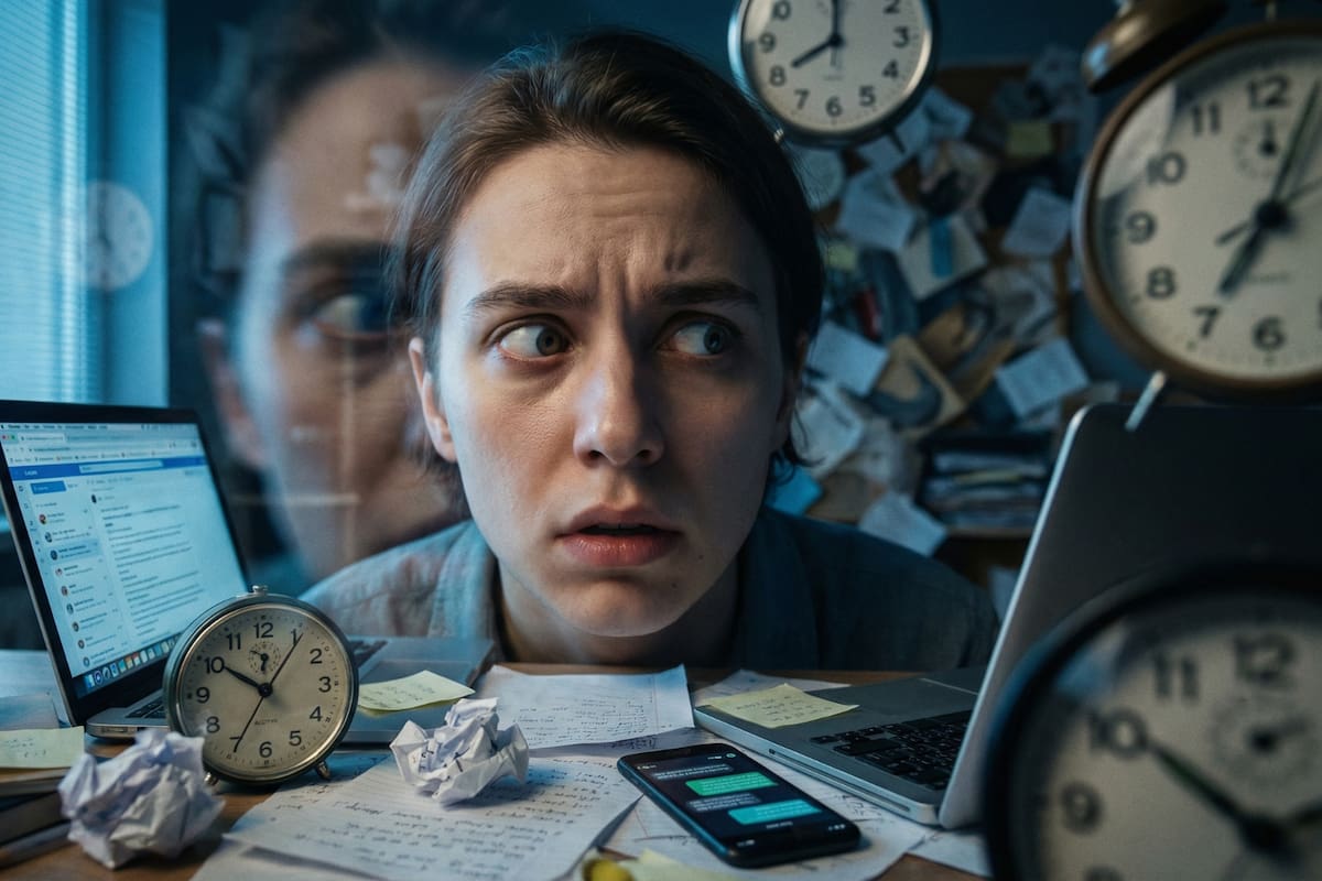 TDAH en adultos afecta la regulación del tiempo, la motivación y las emociones, y puede impactar el trabajo y la vida diaria, advierte especialista