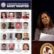 Estados Unidos publica lista de 16 fugitivos