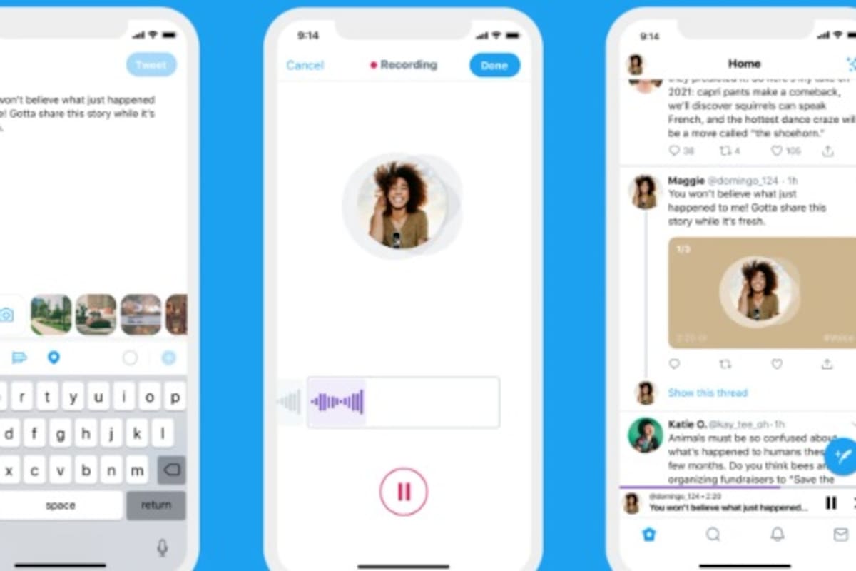 Ya puedes mandar mensajes de audio en Twitter