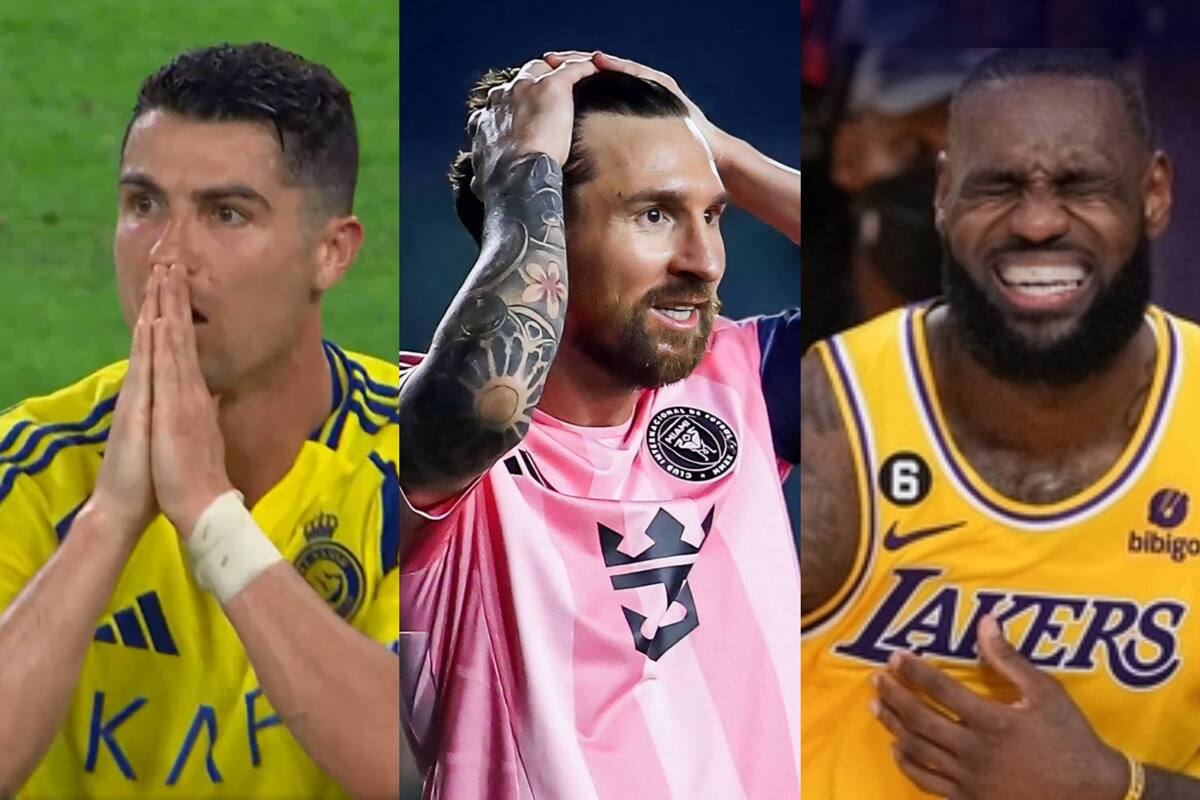 ¿Tiempo de retirarse? Cristiano, Messi y LeBron fueron eliminados el mismo día