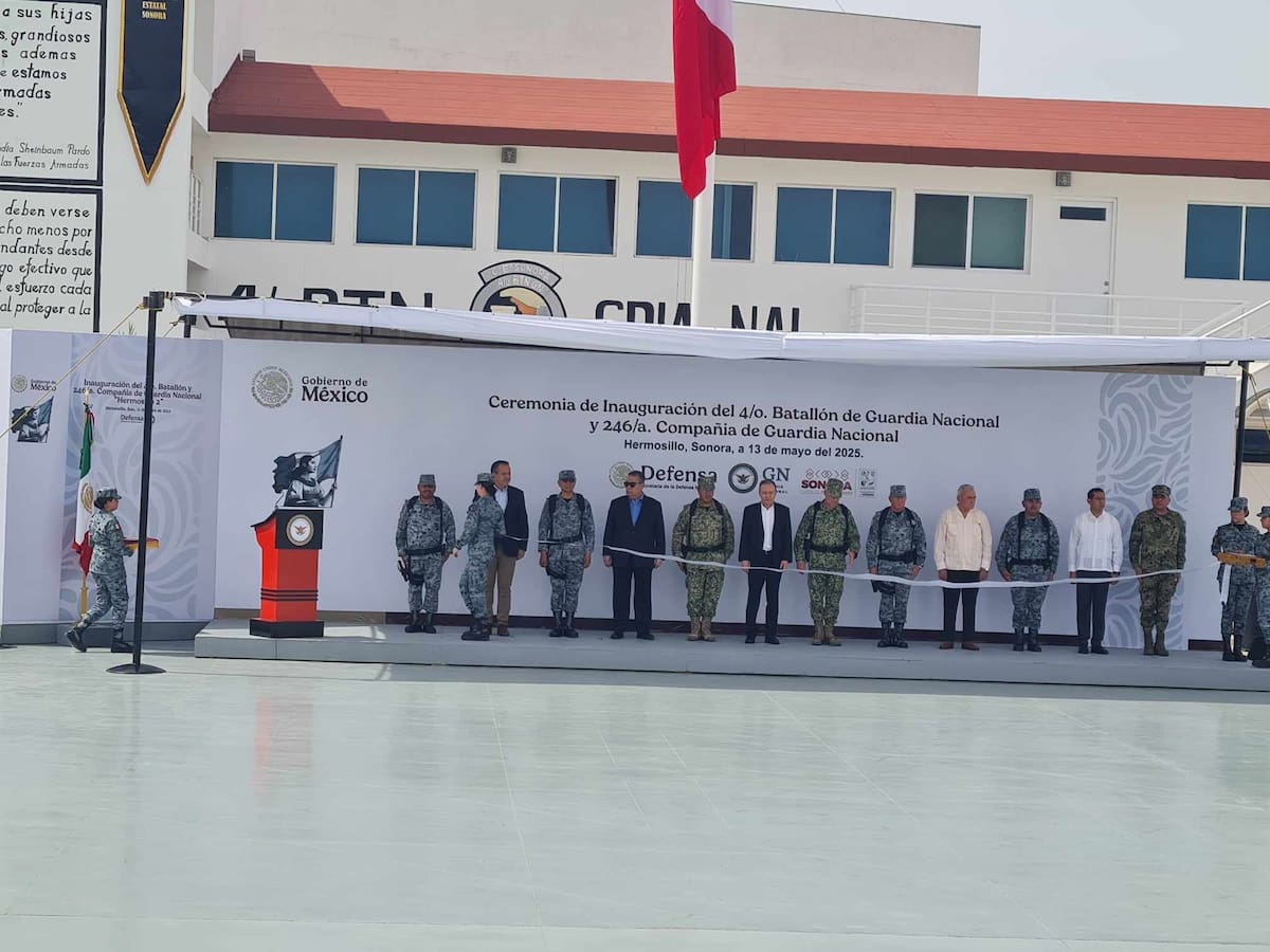 Sonora suma nuevo batallón de Guardia Nacional con respaldo federal
