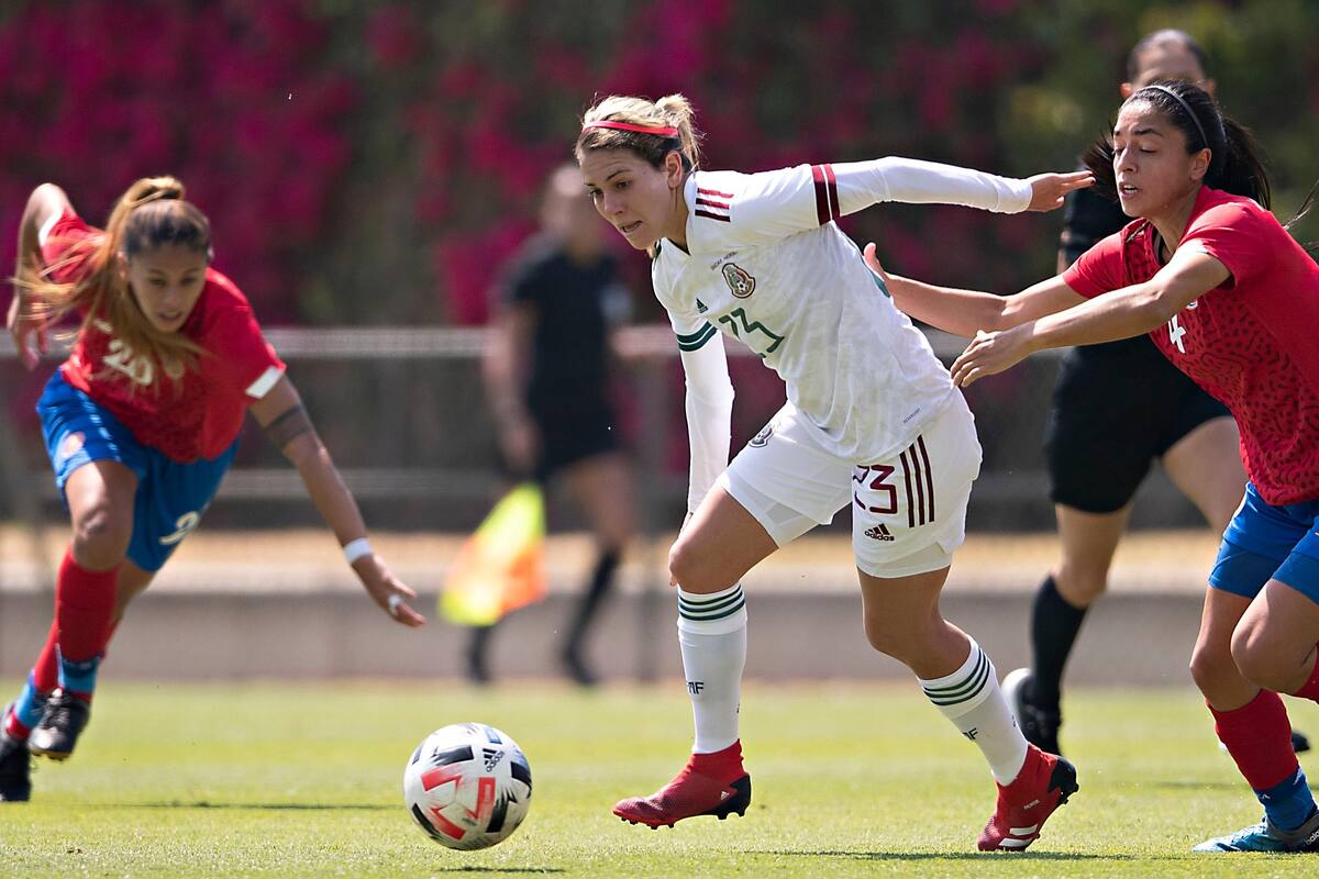 México y Costa Rica empatan sin goles en amistoso femenil