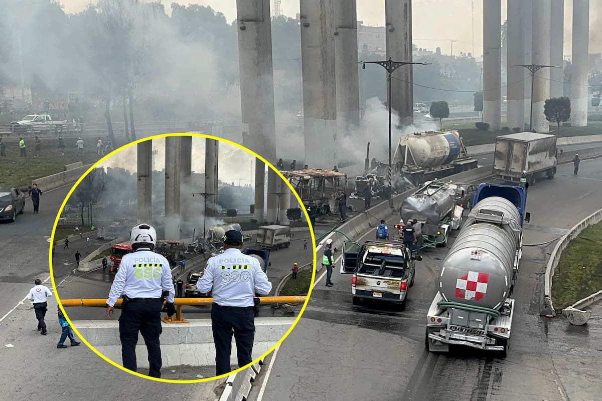 Explosión de pipa de gas en Iztapalapa deja tres fallecidos y 70 lesionados