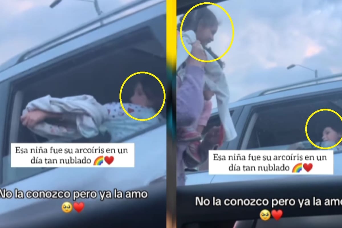 Solidaridad infantil: Pequeña regala su chamarra a una vendedora en la calle; el video se viraliza