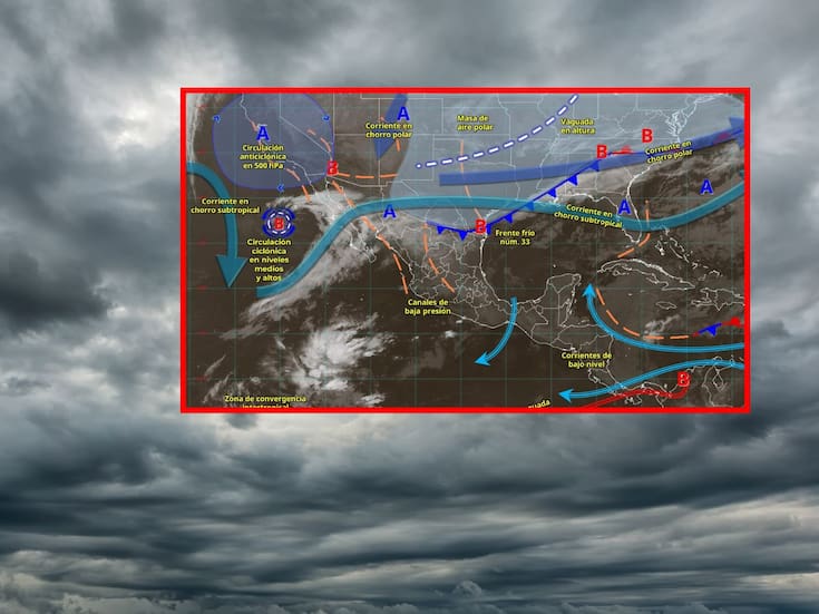 Alerta por frente frío 33: lluvias intensas, evento de Norte, descenso de temperatura y posible nieve en estas ciudade
