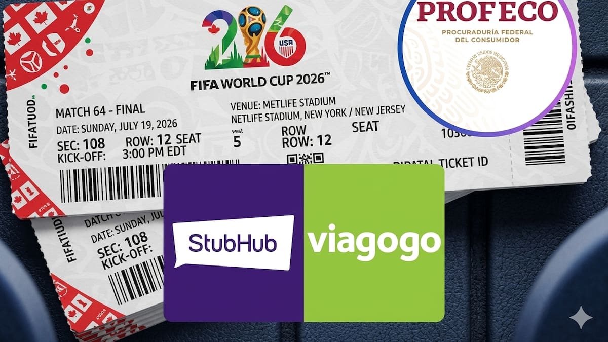 La Profeco va contra StubHub y Viagogo por la venta especulativa de boletos que ni siquiera han salido a preventa oficial