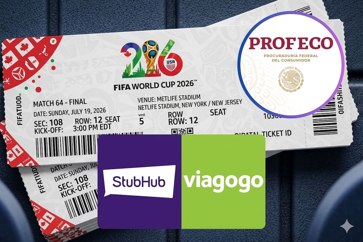 La Profeco va contra StubHub y Viagogo por la venta especulativa de boletos que ni siquiera han salido a preventa oficial
