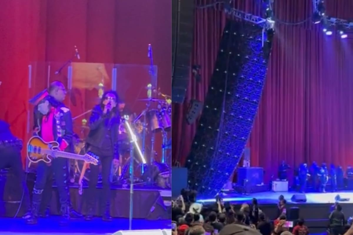 Cae pantalla en concierto de El Tri
