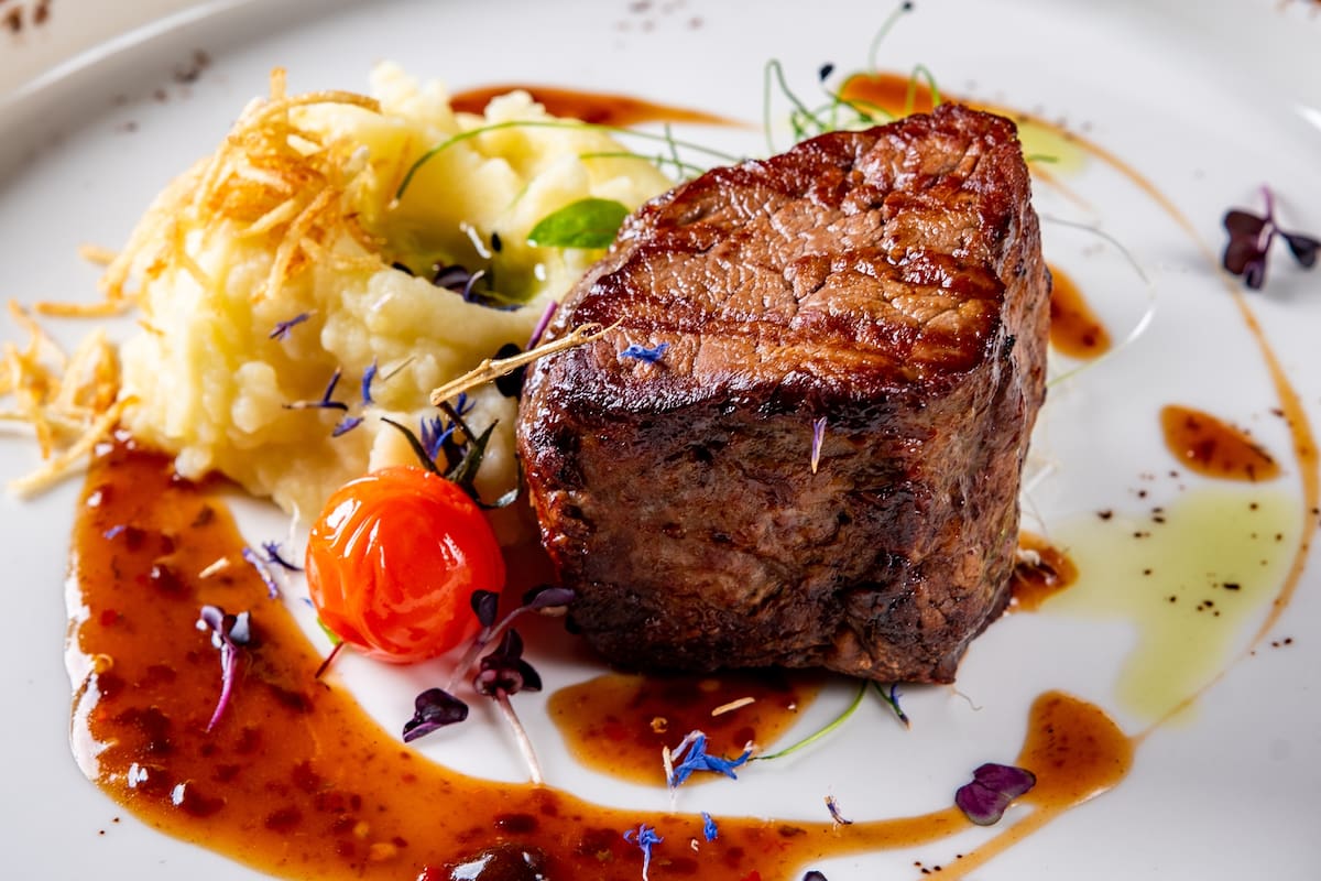 Filete miñón al vino