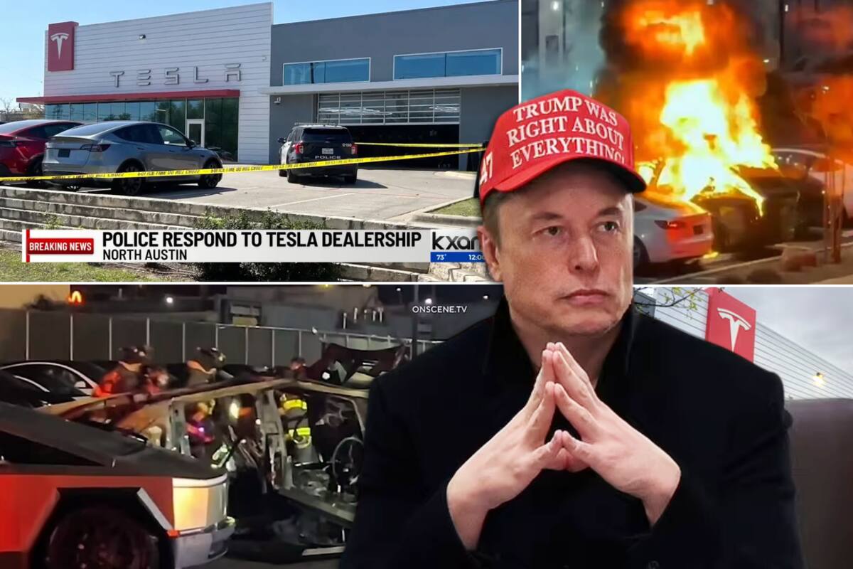 Encontraron múltiples explosivos en un concesionario de Tesla, en medio de amenazas a Elon Musk y sus empresas