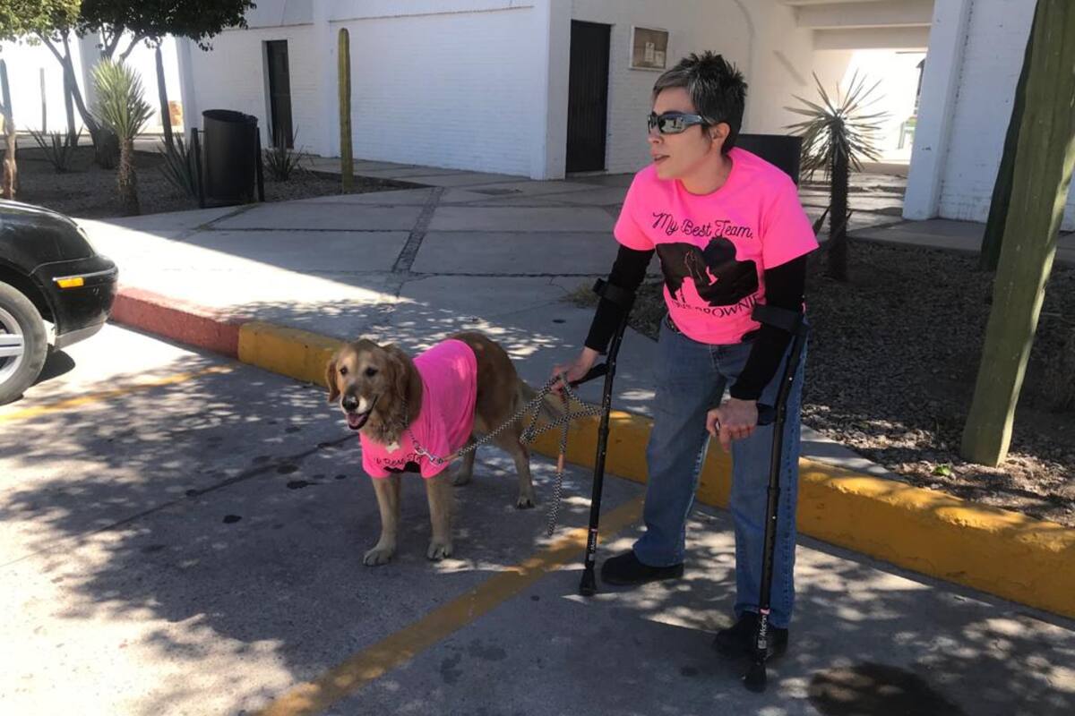 Cuenta Diana con “Brauny” su fiel compañera
