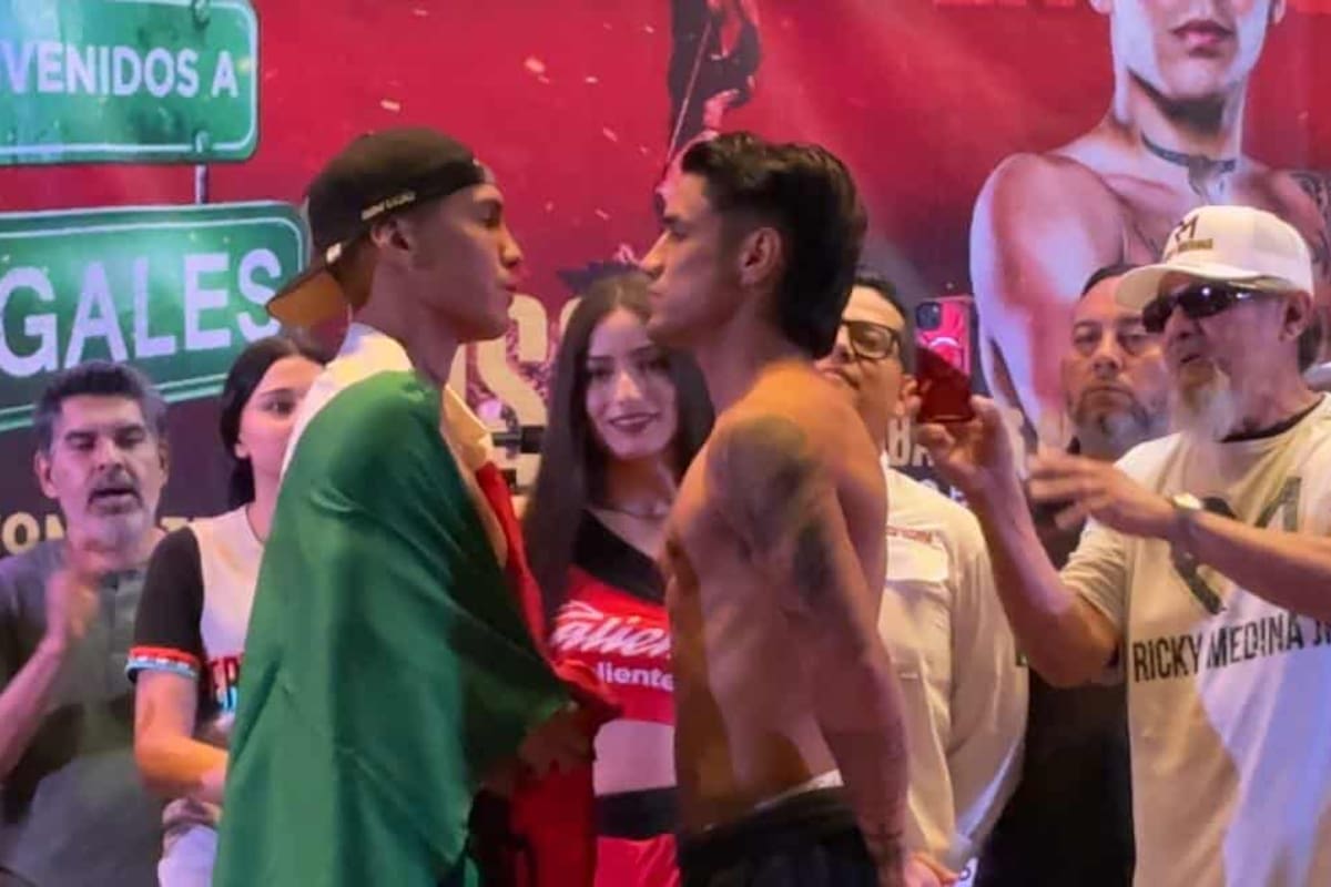Todo listo para la pelea Valdez vs Medina