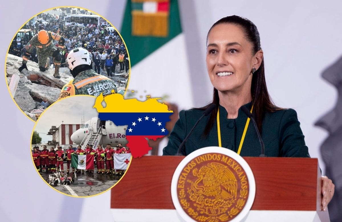 Sheinbaum informó que se mandarán alimentos, plantas de energía y plantas potabilizadoras. | Foto: Presidencia/SRE