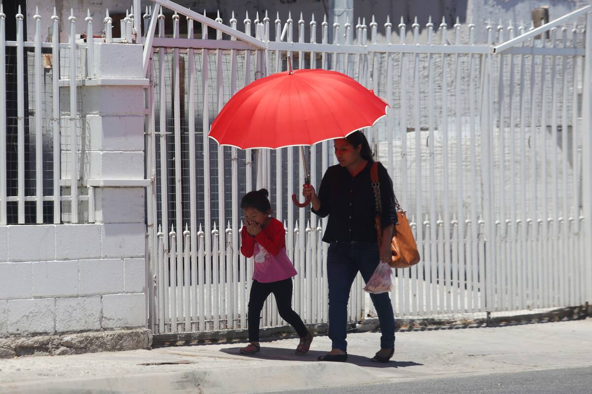 Habrá nublados pero seguirá el calor de 42 grados