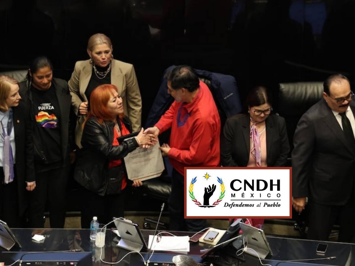 Rosario Ibarra Piedra vuelve a ser reelegida como presidenta de la CNDH. | Crédito: El Universal/Especial