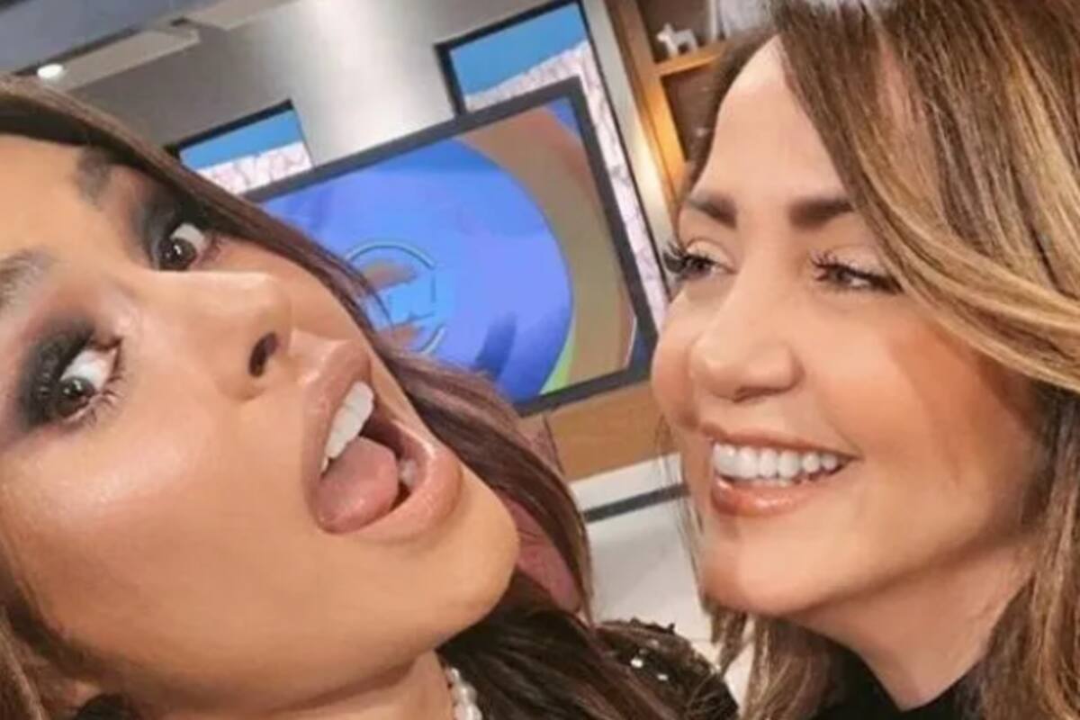Galilea Montijo le pide un beso en la boca a Andrea Legarreta