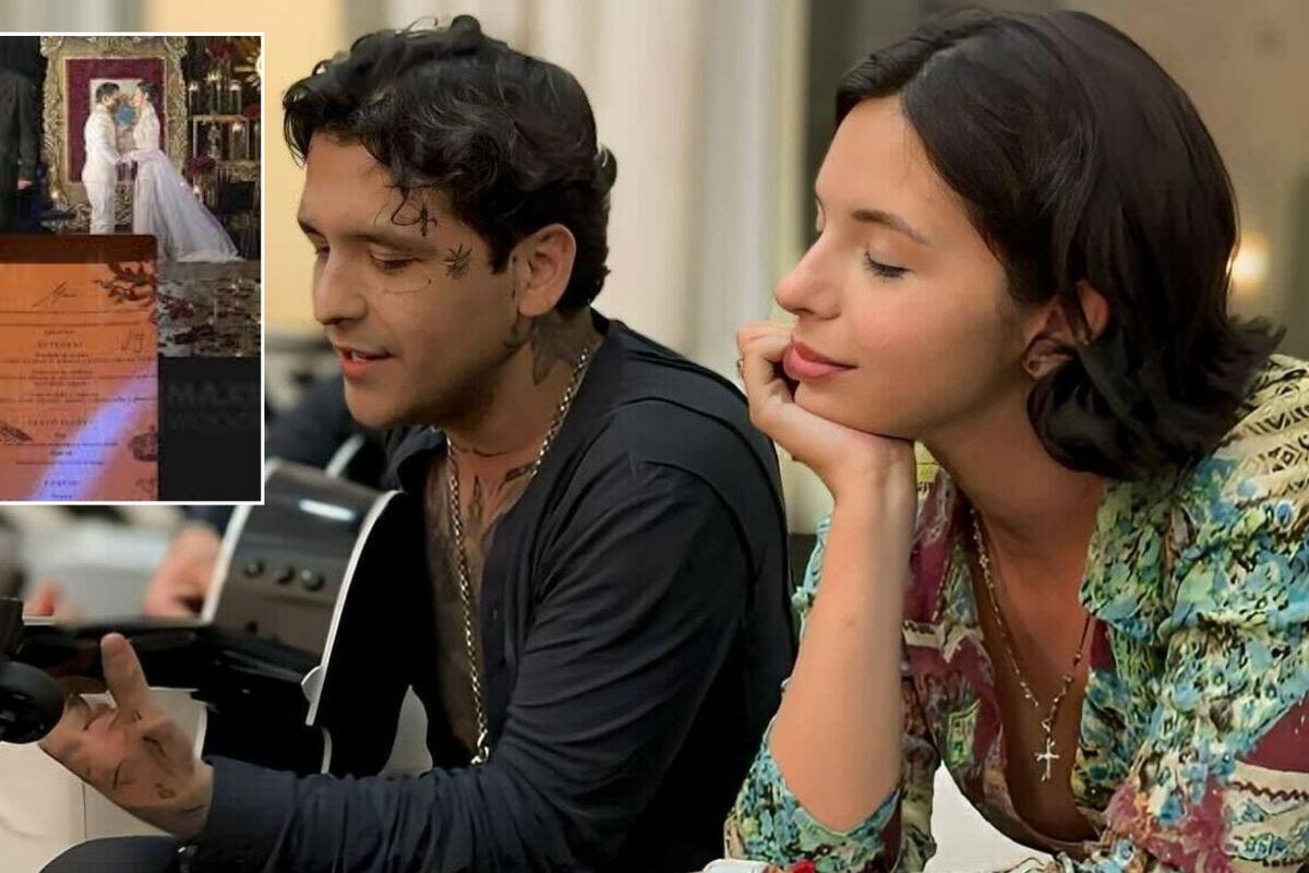 Estas son las primeras ‘selfies’ de Ángela Aguilar y Christian Nodal tras su boda