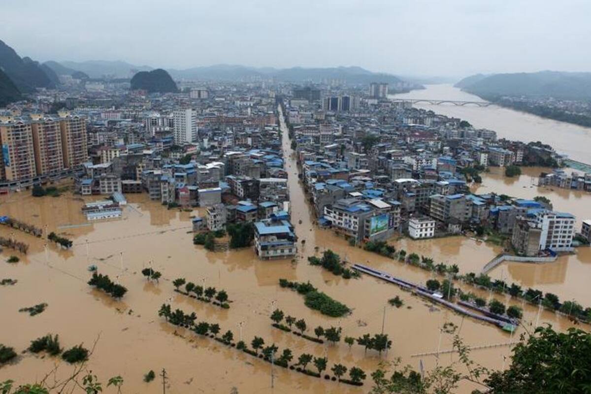 China: Más de 30 ríos con niveles históricos por inundaciones