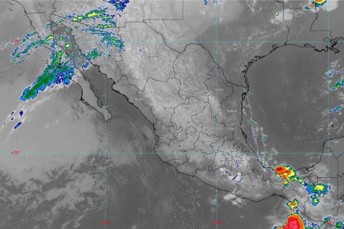 Clima en México: Aproximación de frente frío en el Noroeste del País propiciará lluvias dispersas