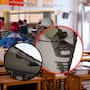 Estudiantes de telesecundaria en Jojutla, Morelos, asisten a clases con cascos por desprendimientos del techo; plantel cuenta con daños estructurales desde el sismo de 2017