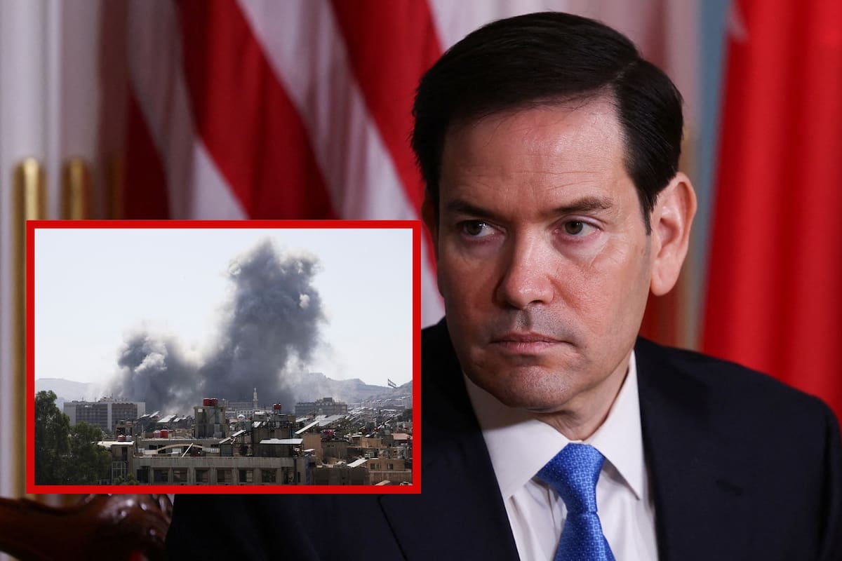 “Estamos muy preocupados”, dice el secretario de EEUU, Marco Rubio, sobre ataques israelíes contra Siria