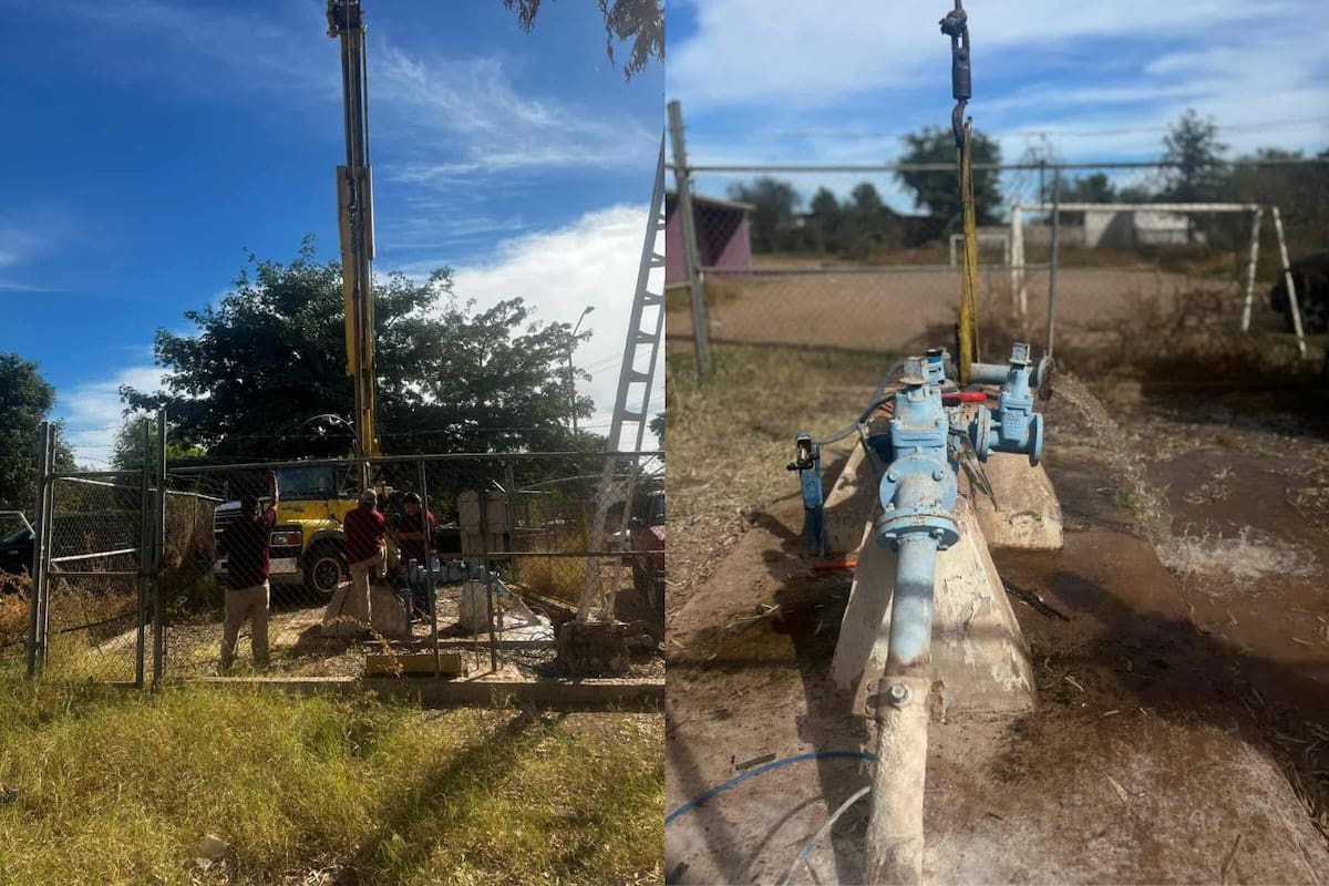 Se instaló nuevo equipamiento en el pozo de las Areneras en Cajeme