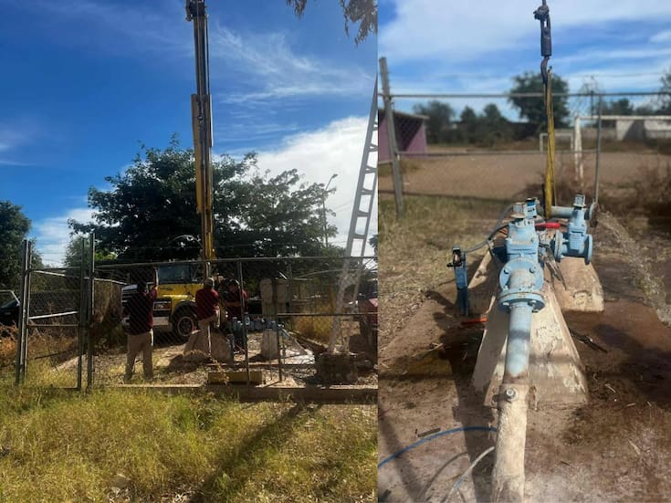 Se instaló nuevo equipamiento en el pozo de las Areneras en Cajeme