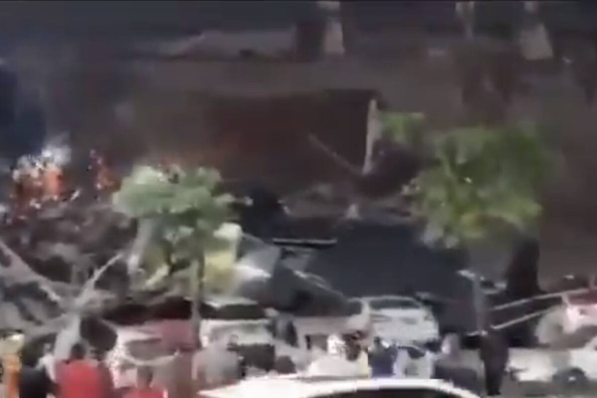 VIDEO: Se derrumba hotel en China utilizado para atender a afectados por coronavirus