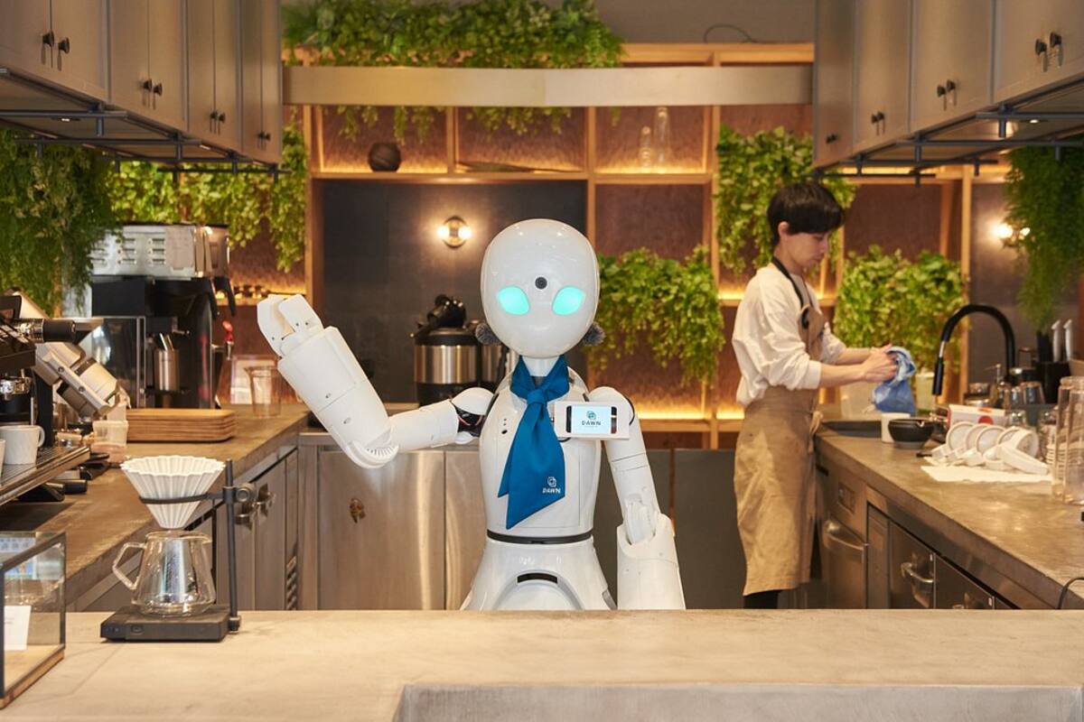 Imagen del Dawn Avatar Robot Cafe
