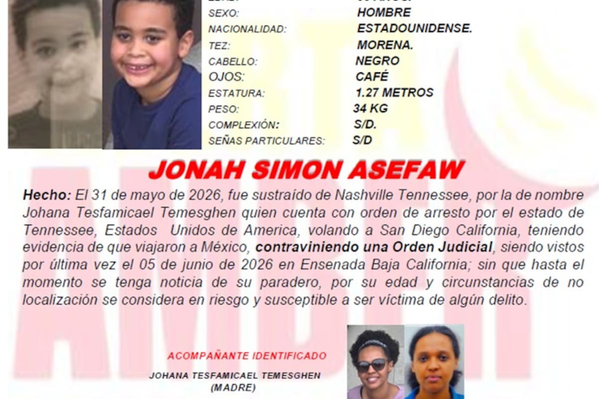 Activan alerta Amber por Jonah Simon Asefaw de 6 años de edad