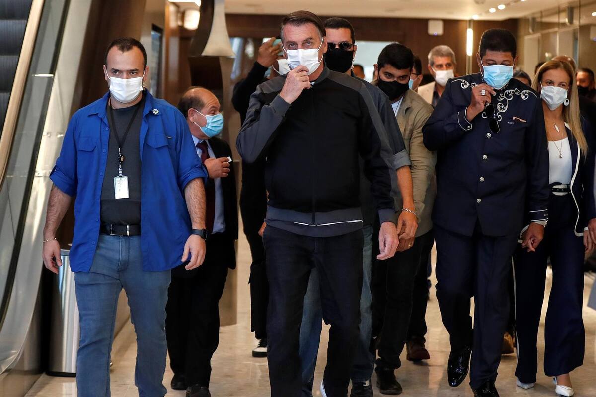 Jair Bolsonaro, presidente de Brasil es dado de alta tras cuatro días en el hospital