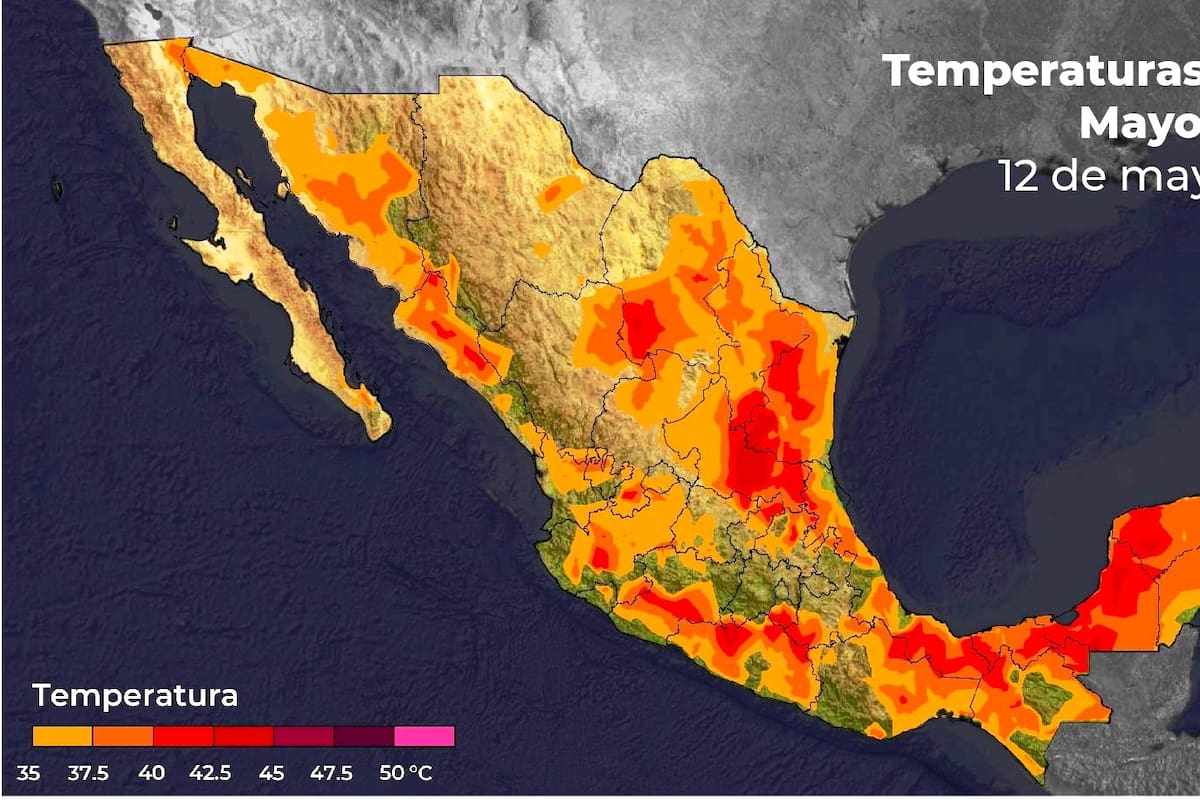 Segunda ola de calor en México: Altas temperaturas y condiciones climáticas extremas