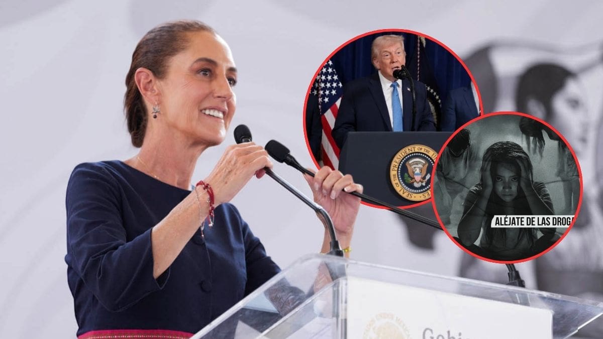 Sheinbaum señala que el combate al fentanilo no es solo tarea de México y llama a Estados Unidos a trabajar con sus jóvenes para disminuir el consumo de drogas; cruce de fentanilo se ha reducido un 50%, asegura