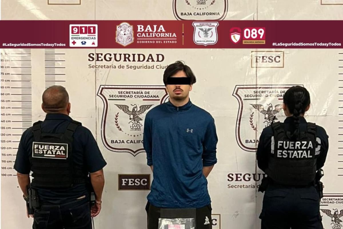 Detienen en Tijuana a fugitivo estadounidense; se le atribuyen dos homicidios