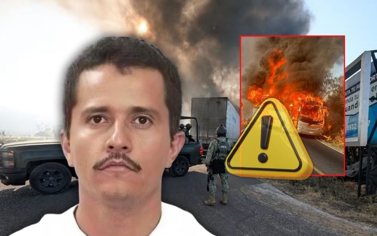 Violencia y narcobloqueos en Jalisco, Michoacán y cinco estados más tras operativo ligado al CJNG y versiones sobre “El Mencho”; activan alertas y piden permanecer en casa. | Crédito: Alerta Michoacán/Redes sociales